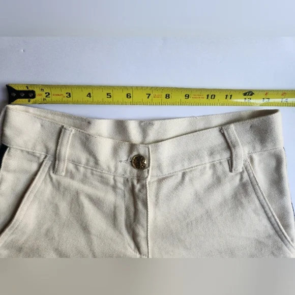 White Denim Shorts SZ SMALL Jean Shorts